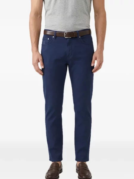 Pantaloni Brunello Cucinelli albastru