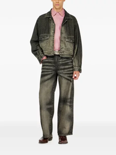 Blugi cu picior larg Diesel negru