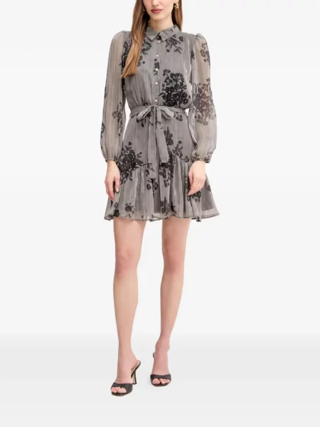 Rochie mini Morgan cu dungi gri
