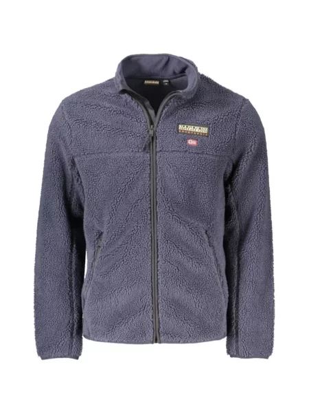 Geacă Napapijri din fleece albastru
