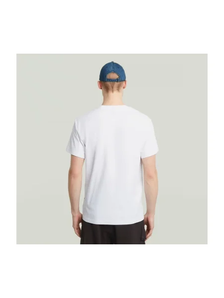 Plstené tričko G-star Raw biela