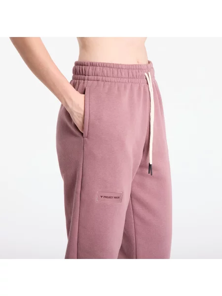 Pantaloni de trening Under Armour Project Rock Icon Pant Maroon M