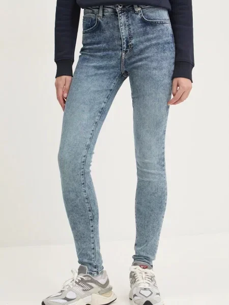 Дънки Karl Lagerfeld Jeans синьо
