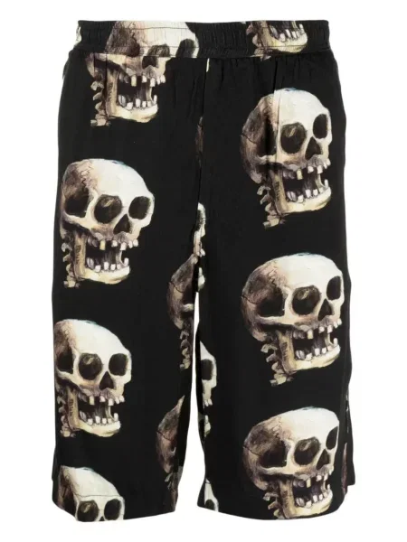 Pantaloni scurți Endless Joy cu imagine negru