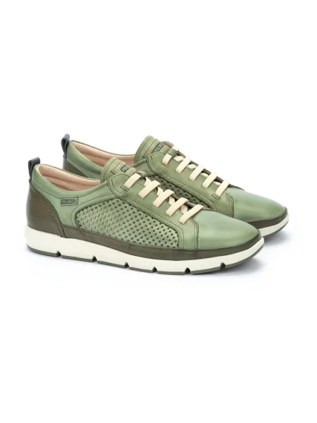 Sneakersy Pikolinos skórzane zielone