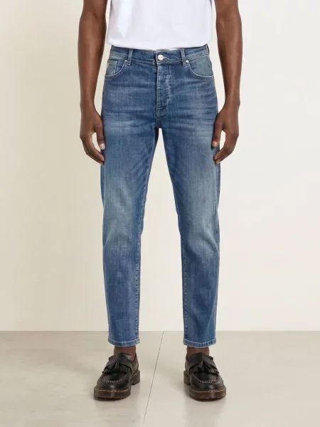 Goldgarn Denim Džíny Rheinau S Volným Střihem A Zkrácenou Délkou lightblue