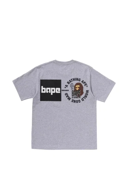 Póló A Bathing Ape® nyomtatás szürke