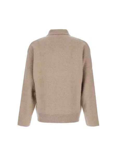 Sweter Jacquemus beżowy