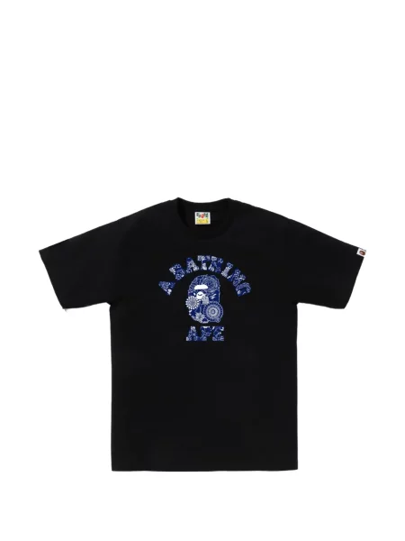 Tricou grafic A Bathing Ape® cu imagine negru