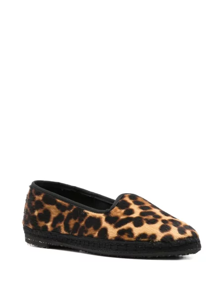 Pantofi loafer Manebi cu imagine cu model leopard