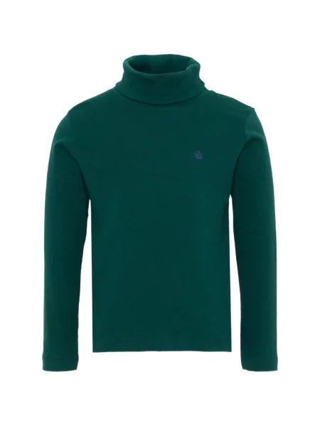 Koszulka dziecięca Petit Bateau zielona