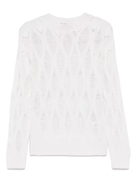 Pulover Wild Cashmere din cașmir alb