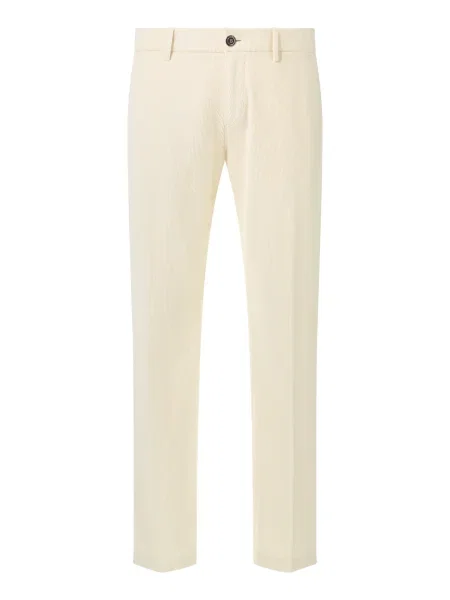 Boggi Milano Kalhoty s puky krémová