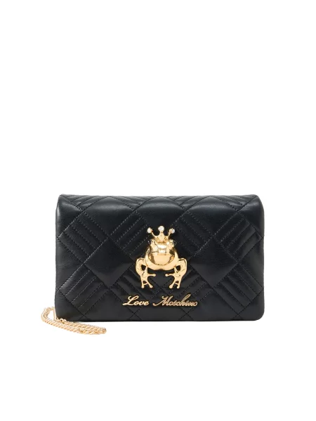 Love Moschino Geantă de umăr auriu negru