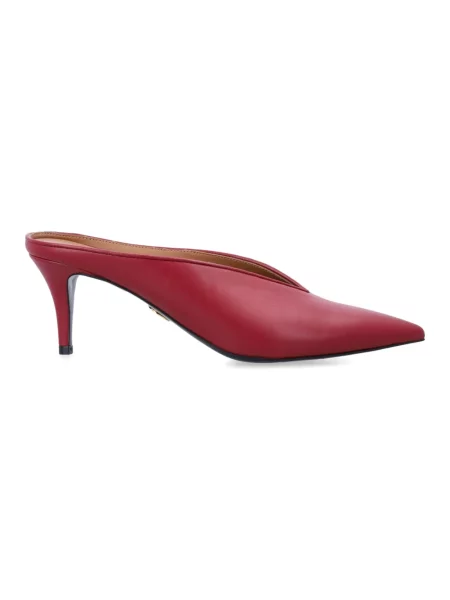 Klapki mules Stella Mccartney czerwone