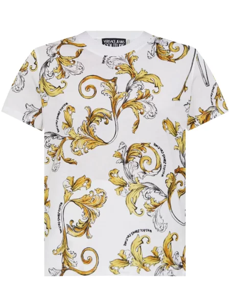 Tricou Versace Jeans Couture alb