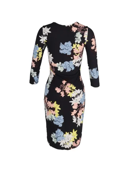 Rochie Erdem cu model floral de costum negru