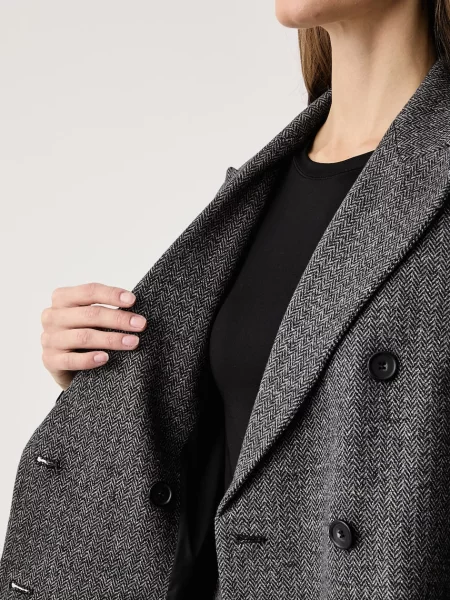 Weekend Max Mara двобортний піджак з віскозою WKDGRADO