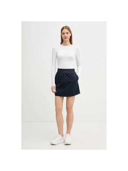 Spódnica mini Emporio Armani Ea7 do golfa niebieska