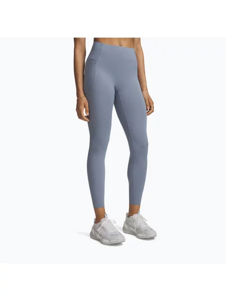 Colanți de antrenament pentru femei Under Armour Vanish Elite Leggings blue wind/metallic silver albastru