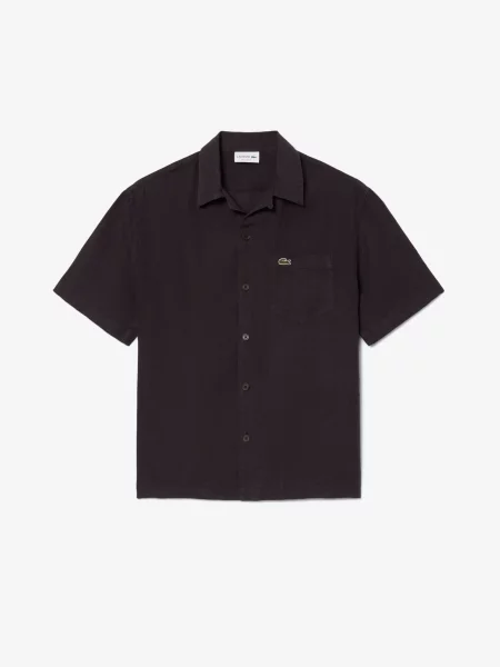 Лляна Сорочка повсякденна Lacoste коричневий
