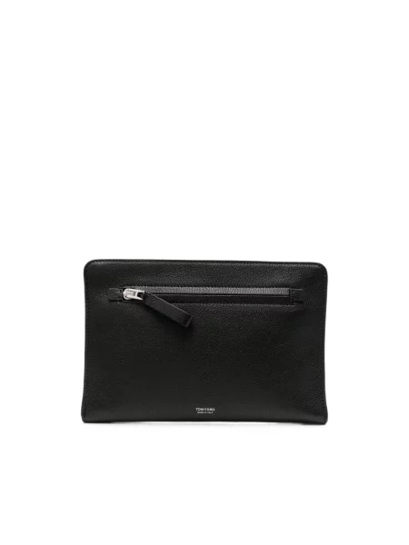 Nerka Tom Ford skórzana czarna