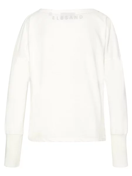 Elbsand Tricou nisipiu / gri alb