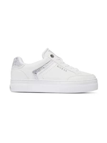 Sneakersy Guess skórzane białe
