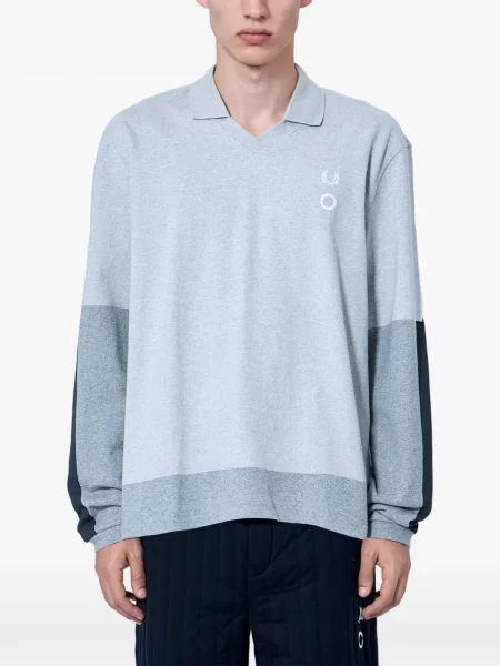 Polotričko Fred Perry s autogramem šedé