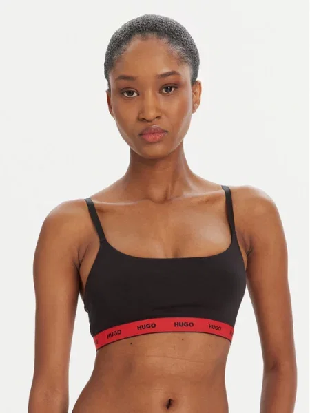 HUGO Набір з 2 бюстгальтерів-топів Twin чорний