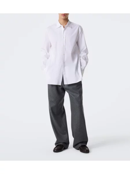 Cămașă Jil Sander din poplin alb