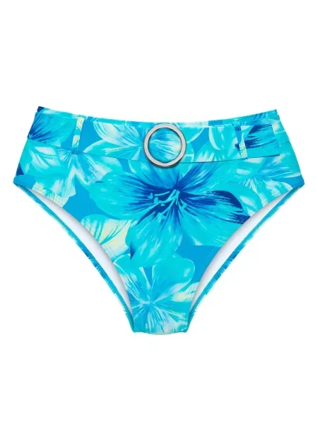 S.Oliver Slip costum de baie / turcoaz / aqua / galben pastel albastru