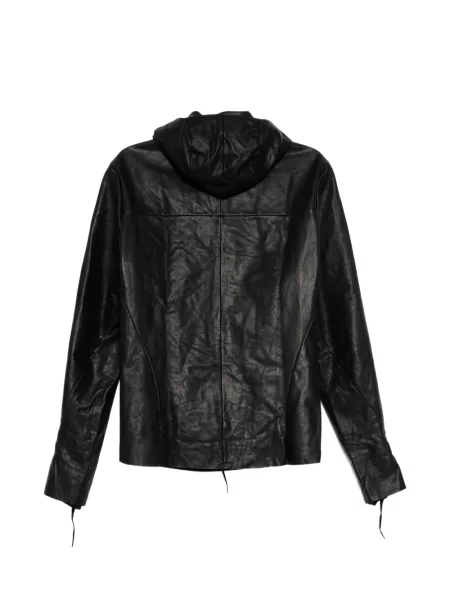 Geanta de piele Ma+ cu glugă negru