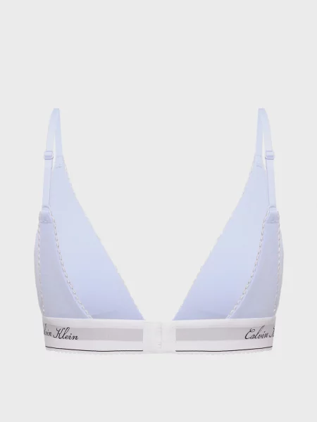 Бюстгальтер с треугольными чашками Calvin Klein голубой