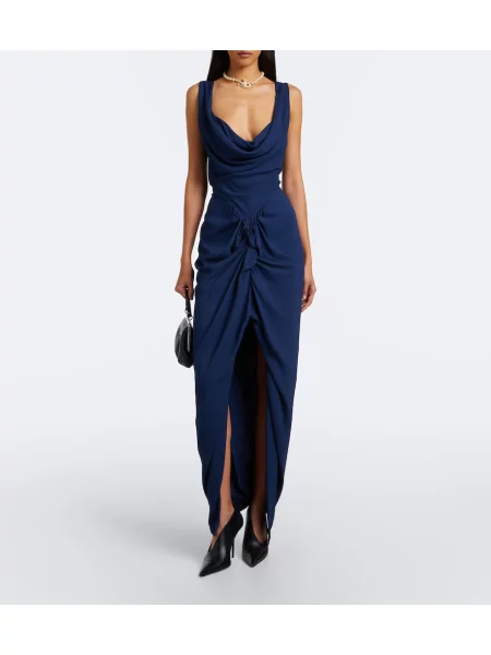 Rochie Vivienne Westwood drapată albastru