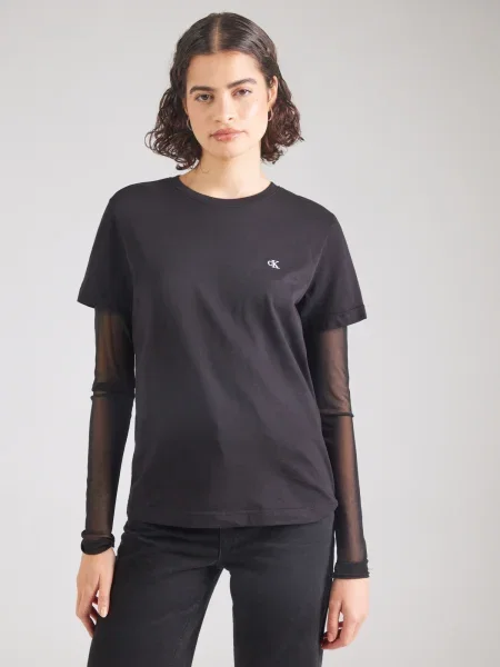 Calvin Klein Jeans Tricou Archive' negru