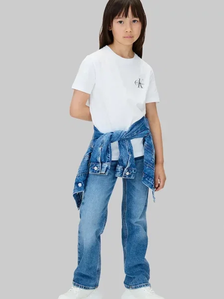 Calvin Klein Jeans Dječje traperice MR STRAIGHT plava