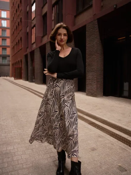 Tricou cu mânecă lungă Marisse cu mâneci lungi negru