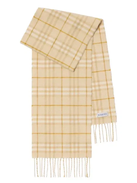 Szal dziecięca Burberry żółta