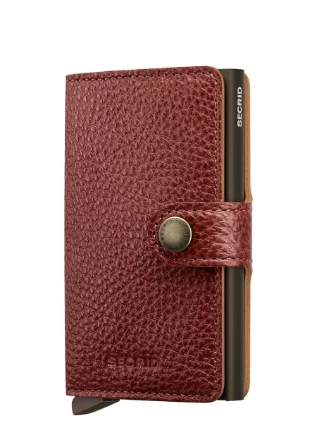 Secrid portofel RFID din piele VEGETABLE TANNED maro