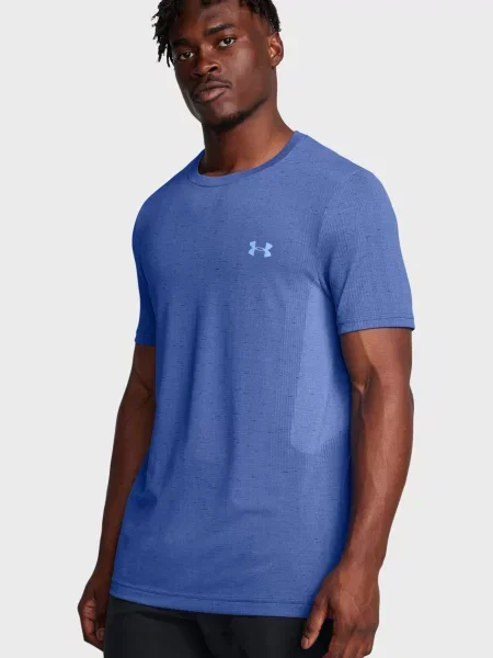 Безшовна спортивна футболка Under Armour синя