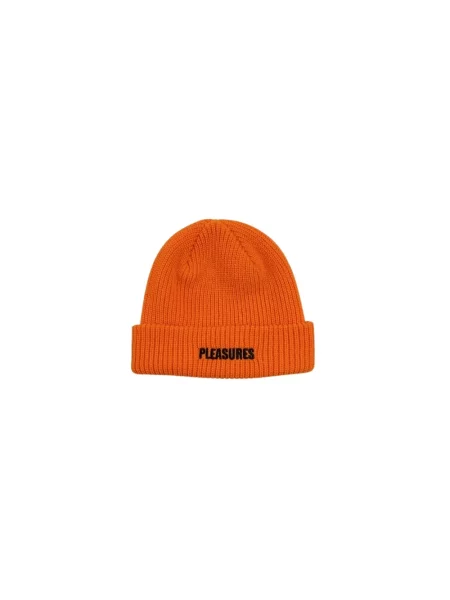 Czapka Pleasures casual pomarańczowa