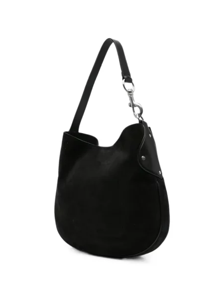 Τσάντα shopper Mulberry σουέτ μαύρο