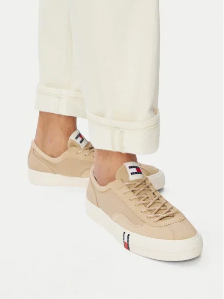 Tommy Jeans Tenis superge Archive Vulc Temno bež