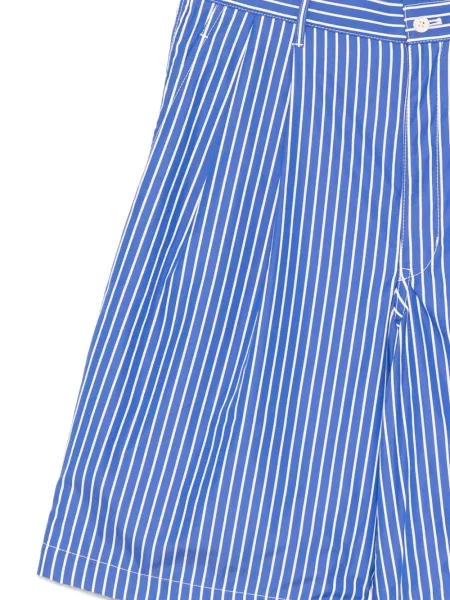 Ριγέ σορτς Comme Des Garçons Shirt μπλε