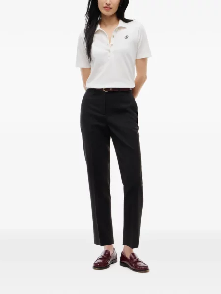 Pantaloni Tommy Hilfiger cu autograf negru