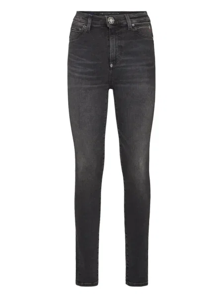 Blugi Philipp Plein stretch negru
