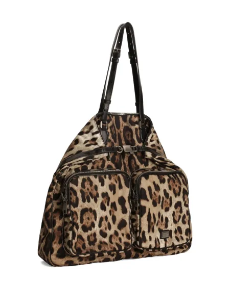 Geantă Dolce & Gabbana cu imagine cu model leopard