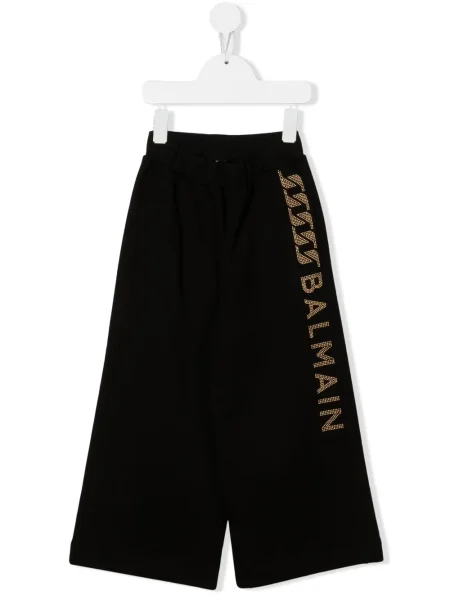 Dětské kalhoty Balmain černé