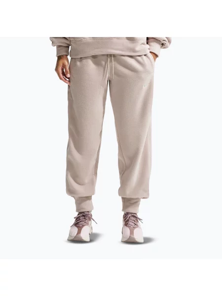 Pantaloni pentru femei Nike One Therma-FIT Mid Rise cream ii/white alb